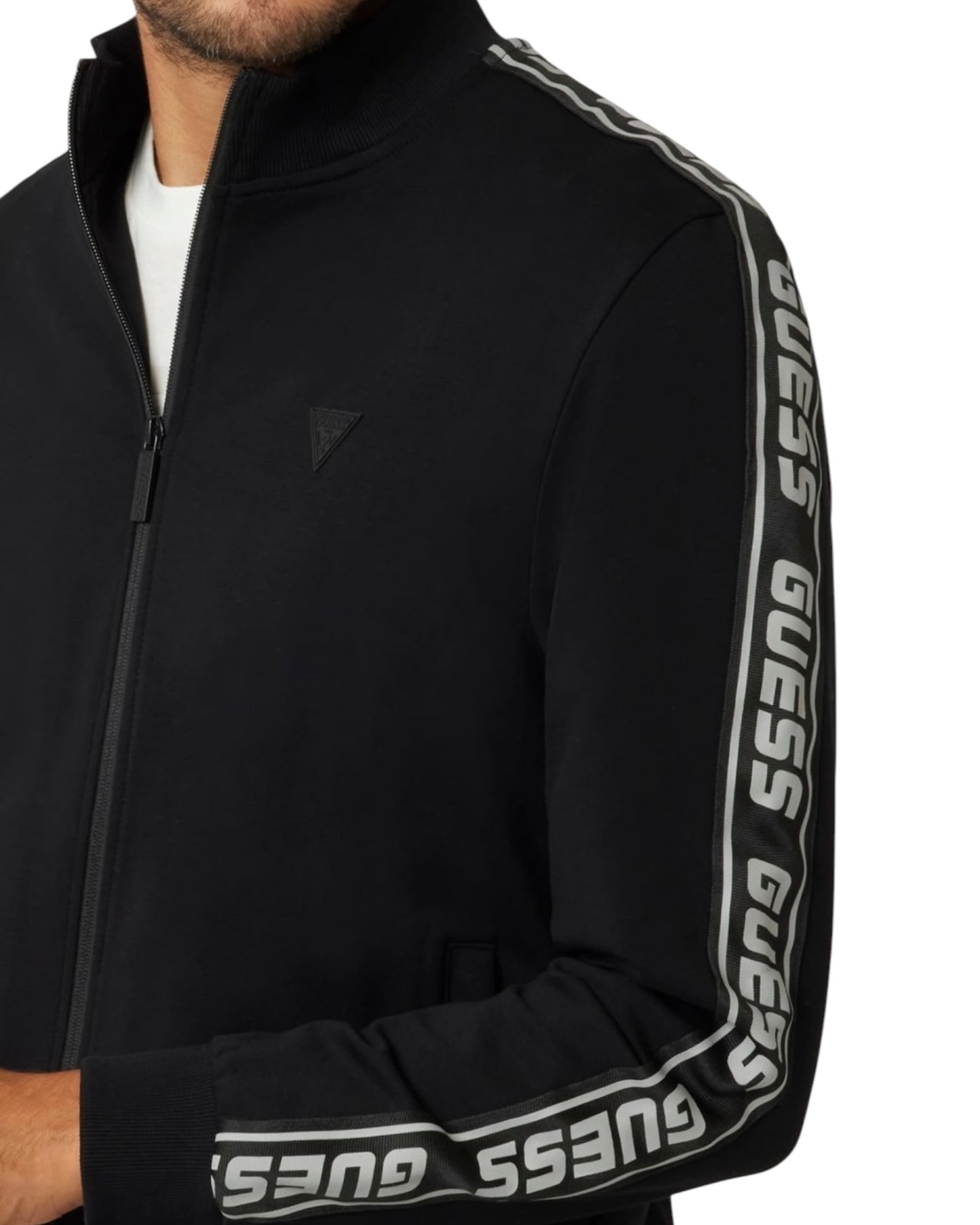 tuta uomo guess con banda logo