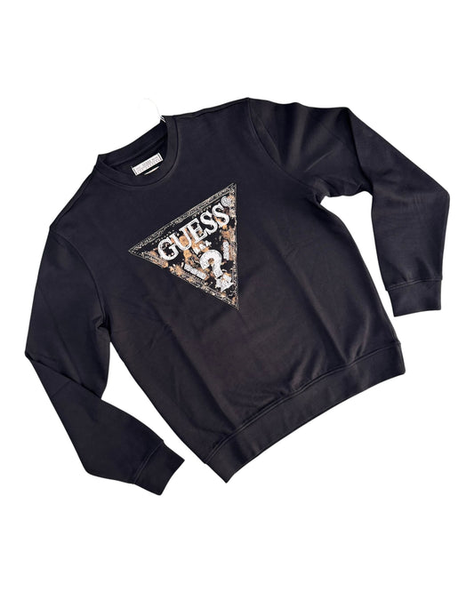Felpa uomo Guess stampa logo