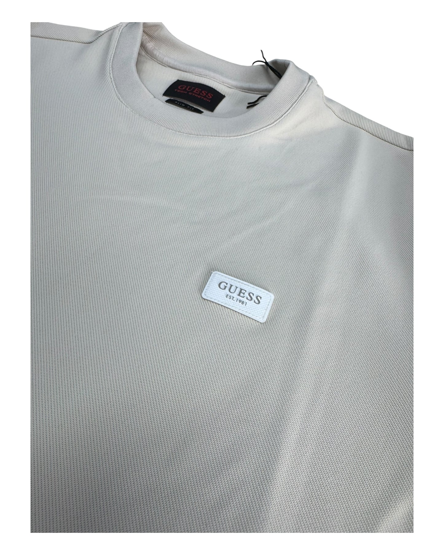 felpa uomo guess logo lato cuore