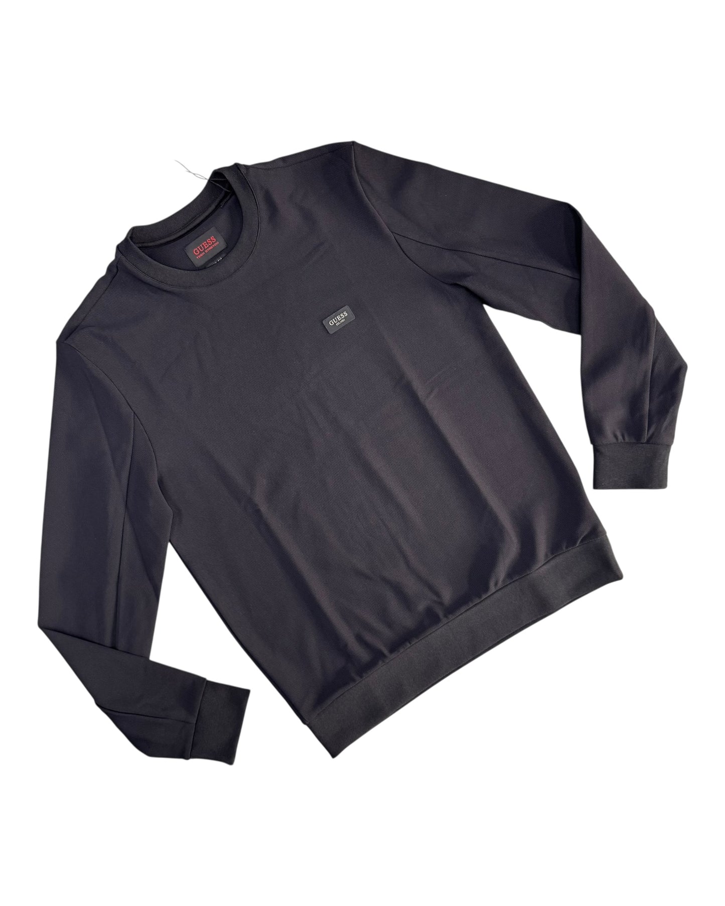 felpa uomo guess logo lato cuore