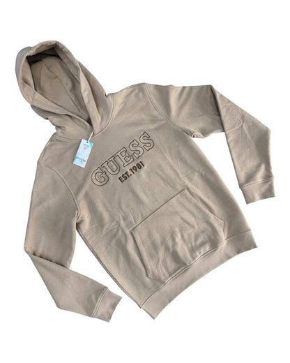 Felpa uomo Guess con cappuccio e ricamo