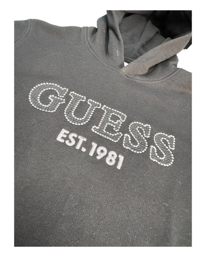 Felpa uomo Guess con cappuccio e ricamo