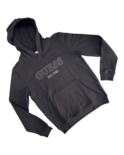 Felpa uomo Guess con cappuccio e ricamo
