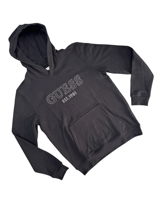 Felpa uomo Guess con cappuccio e ricamo