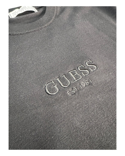 Felpa uomo Guess logo piccolo