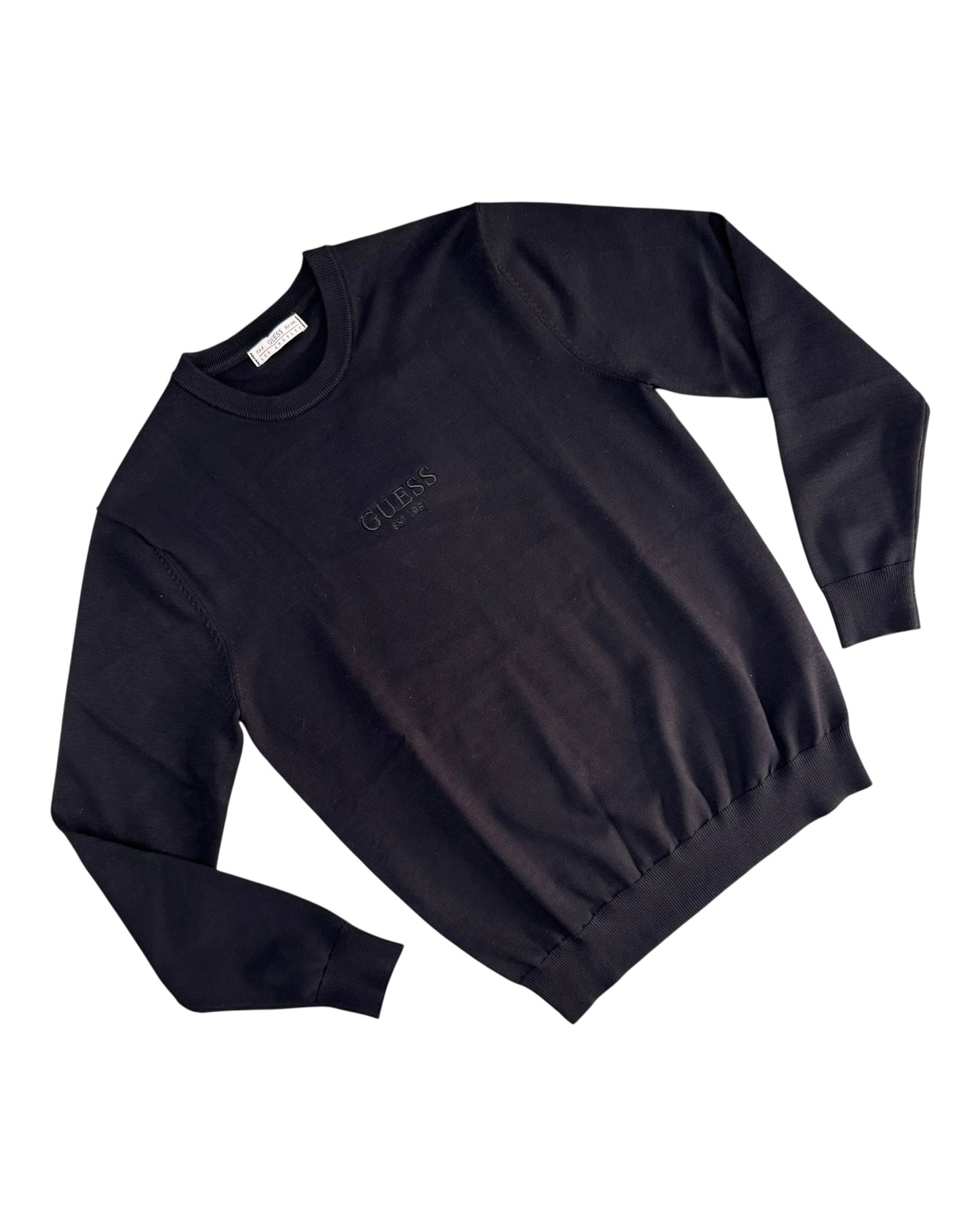 felpa uomo guess logo piccolo