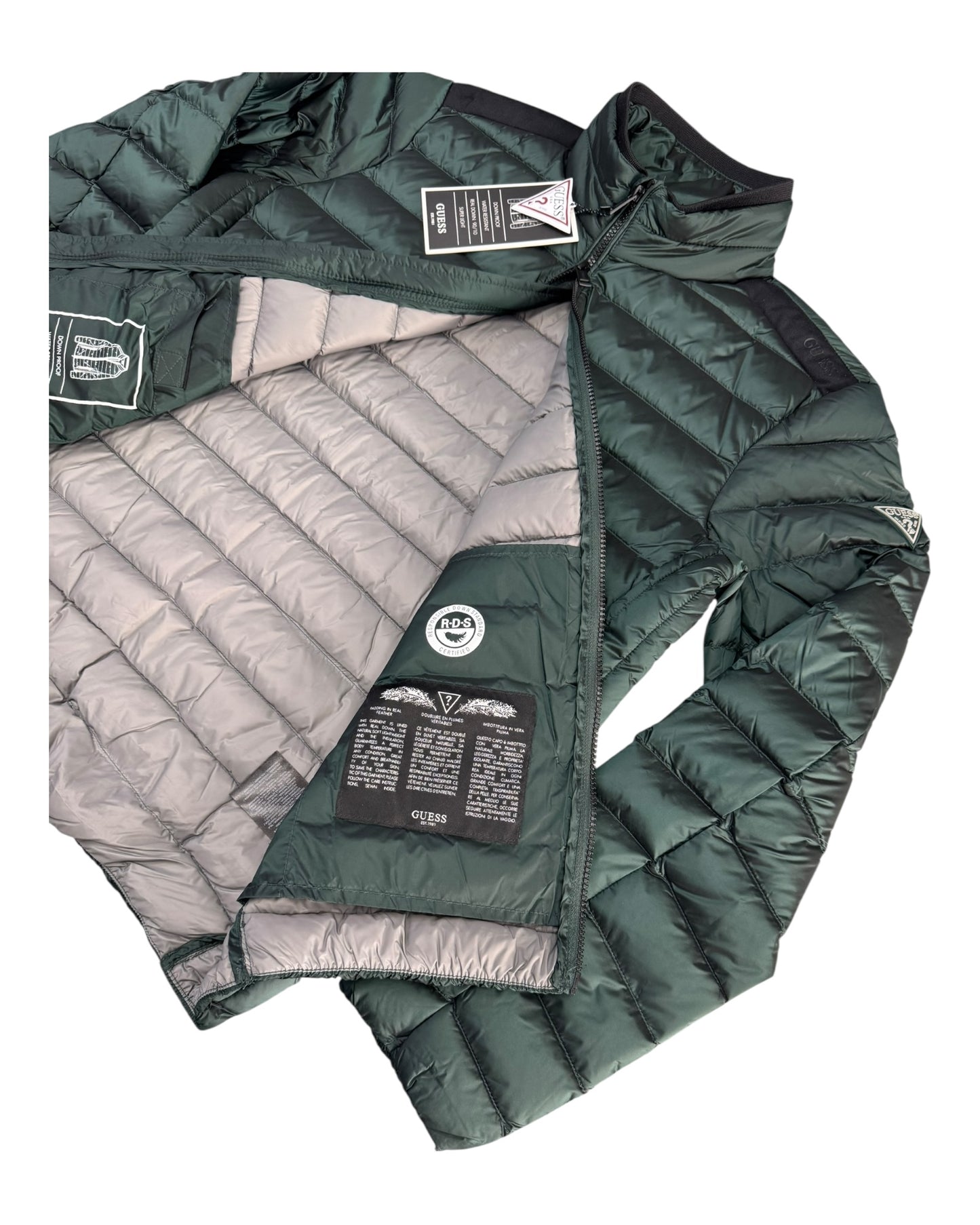 piumino uomo guess