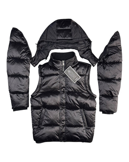 Piumino uomo Guess smontabile con stampa dietro