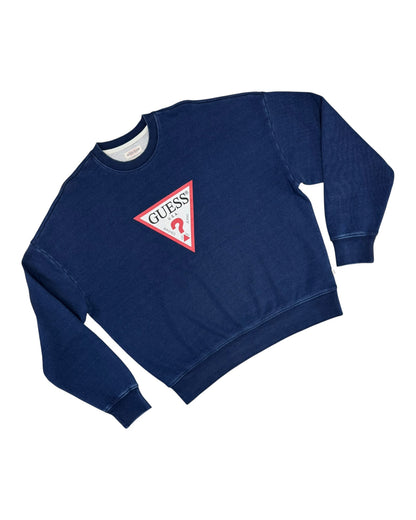 Tuta donna Guess in felpa effetto Denim