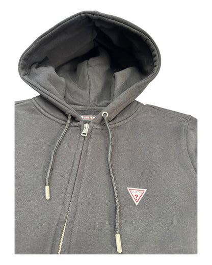 Felpa donna Guess con zip e cappuccio