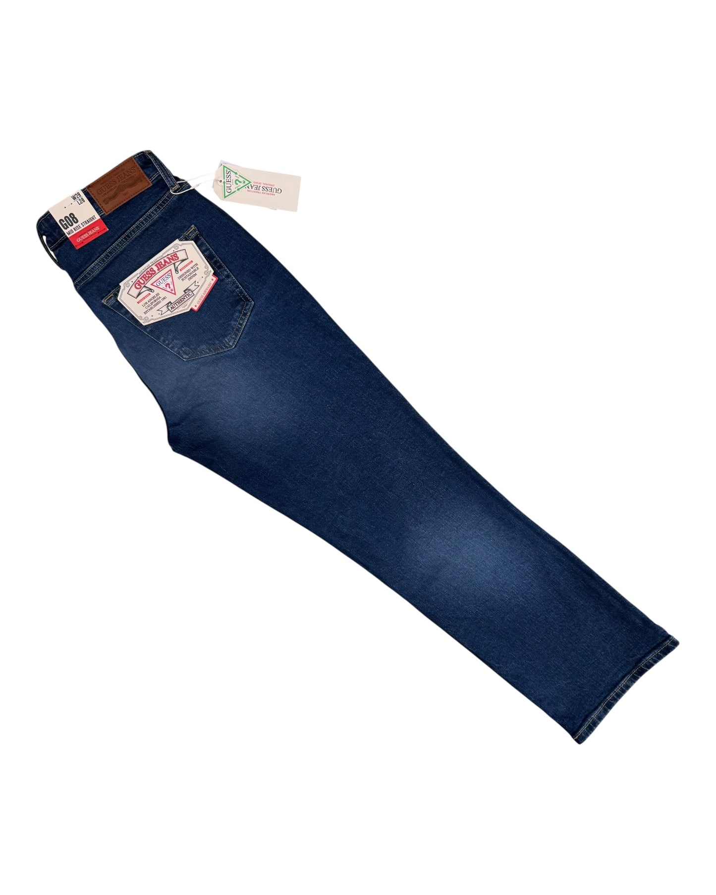 jeans donna guess mid rise straight
