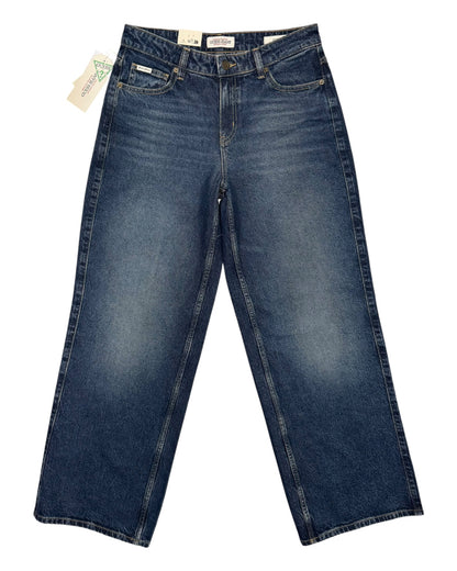 Jeans donna Guess Wide Leg lavaggio blu
