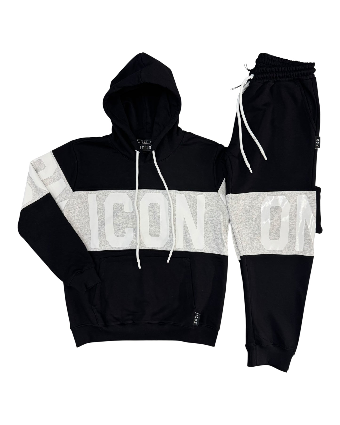 tuta uomo icon logo stripe