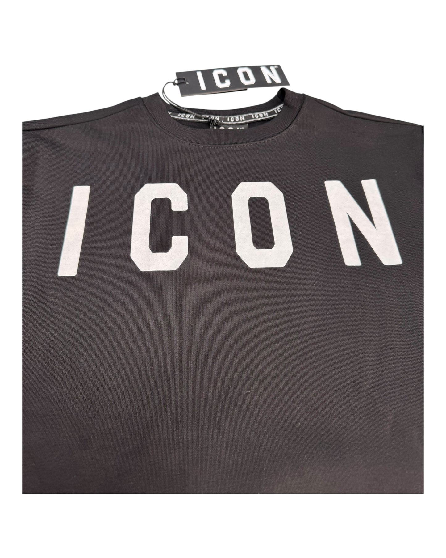 felpa uomo icon stampa grande