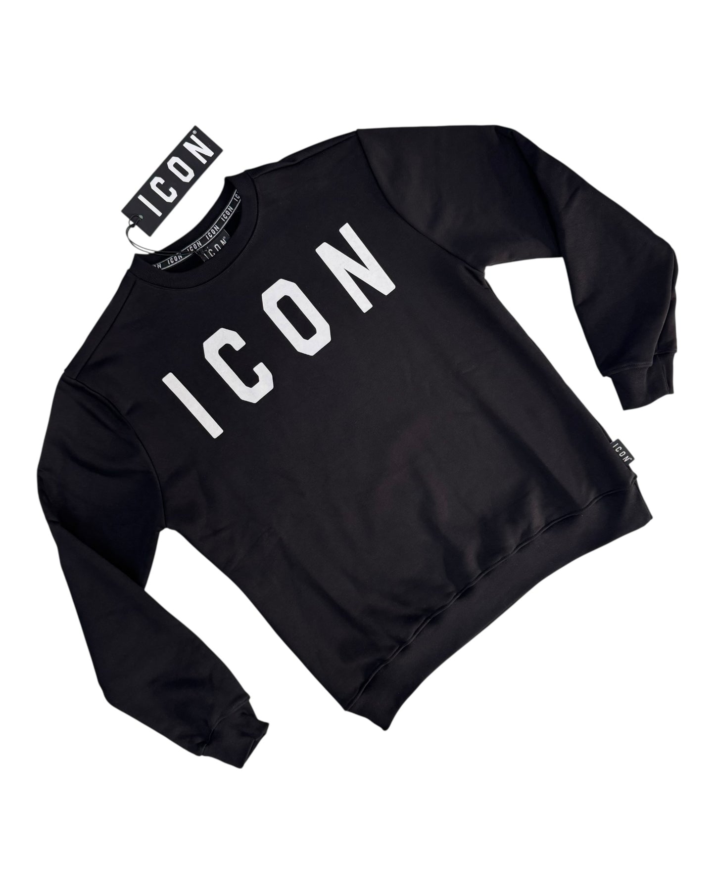felpa uomo icon stampa grande