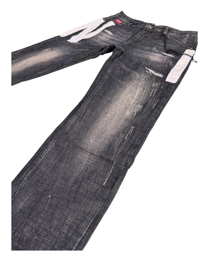 Jeans uomo ICON stampa dietro