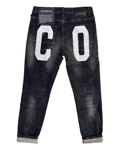 Jeans uomo ICON stampa dietro