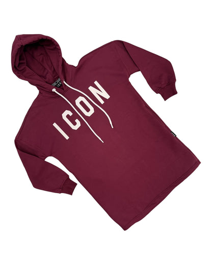 Vestito ICON donna con cappuccio e tasche a scomparsa