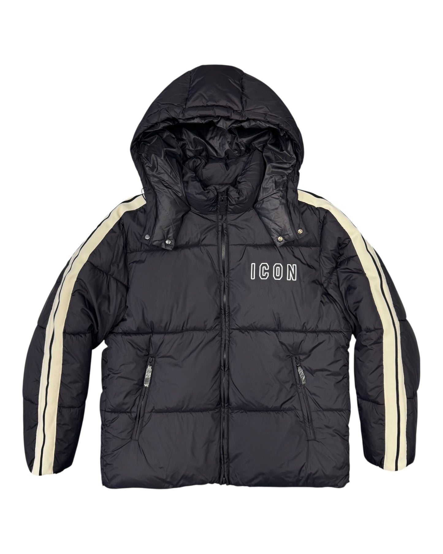 piumino icon con bande laterali