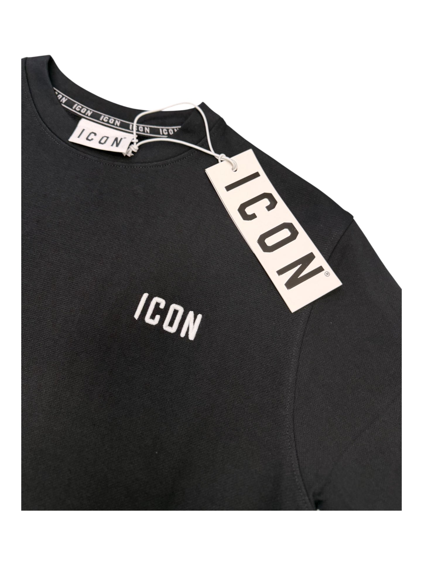 shirt uomo icon logo ricamo