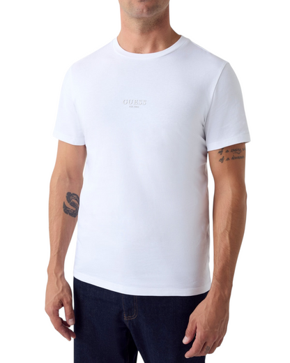 Shirt uomo Guess logo centrale
