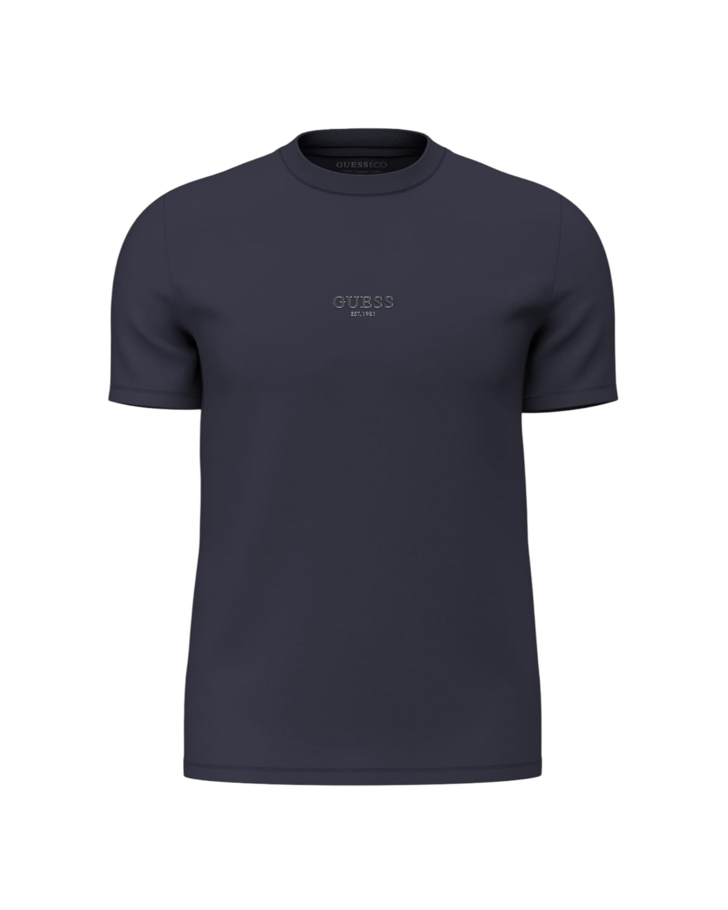 shirt uomo guess logo centrale