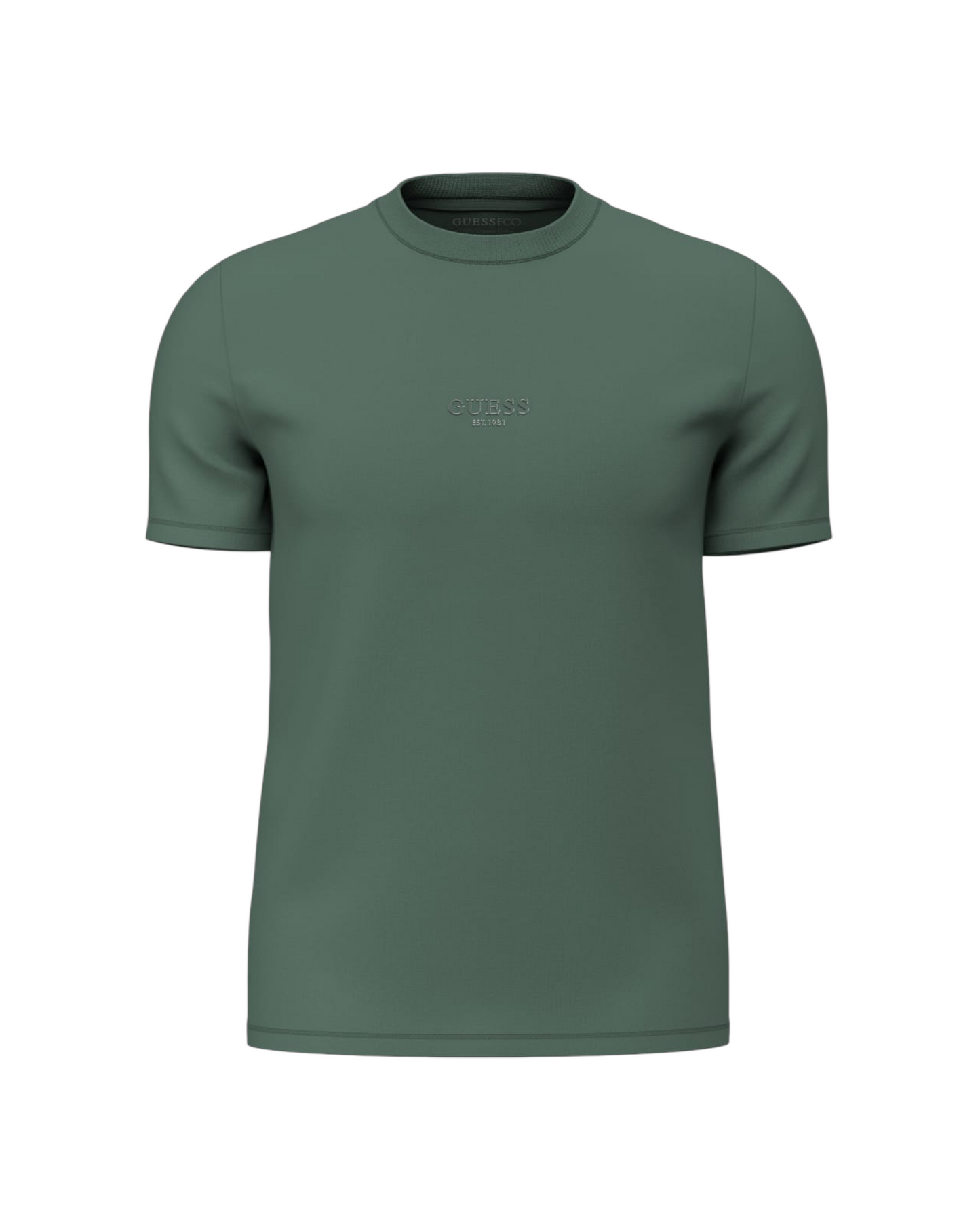 shirt uomo guess logo centrale