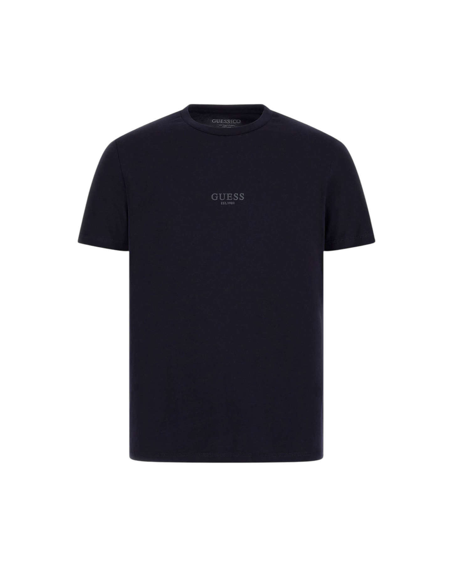 shirt uomo guess logo centrale