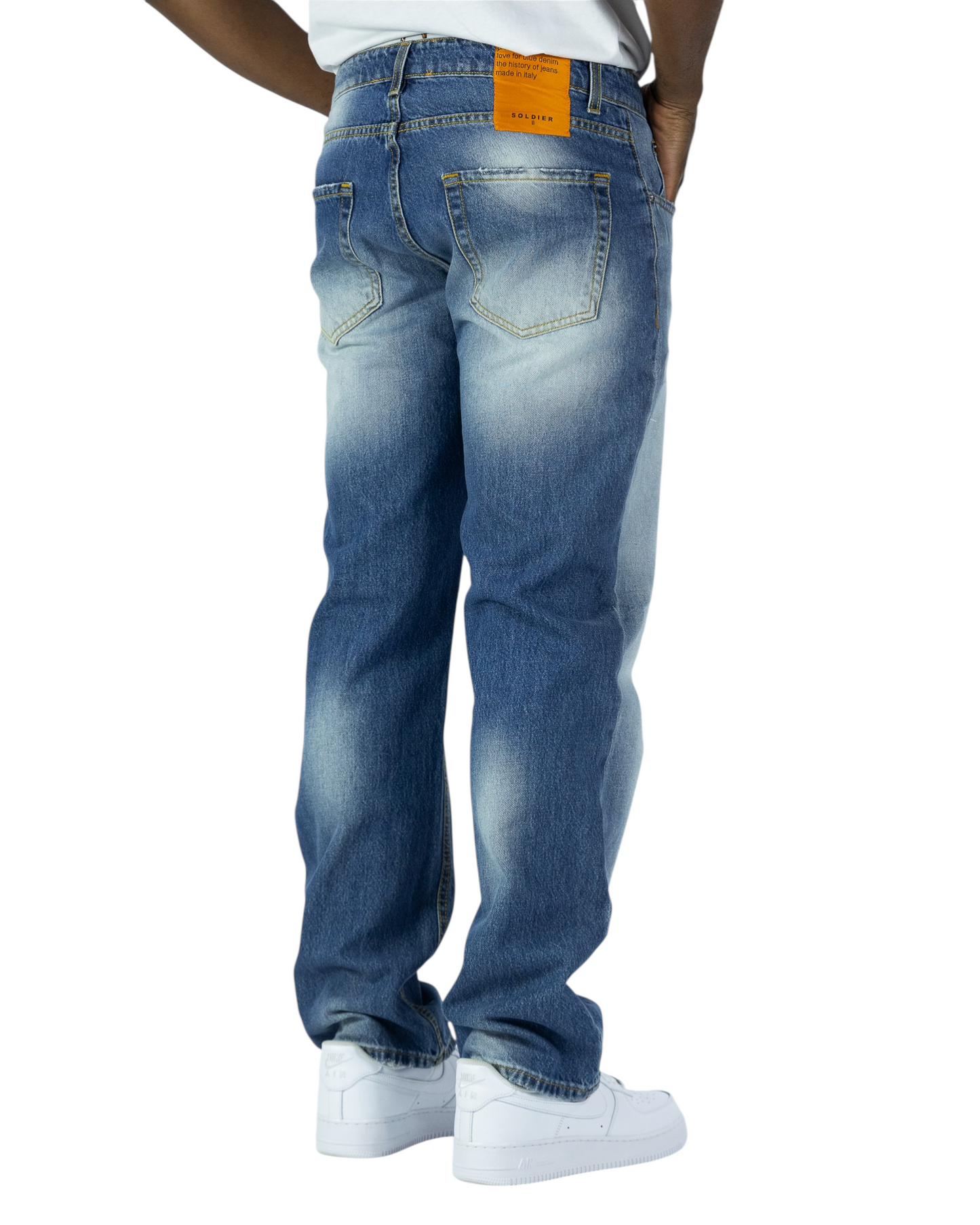 jeans uomo soldier modello baggy