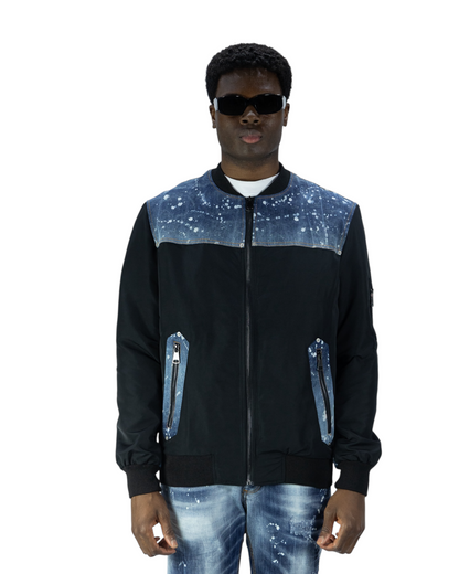 Giubbotto uomo Soldier applicazione Jeans
