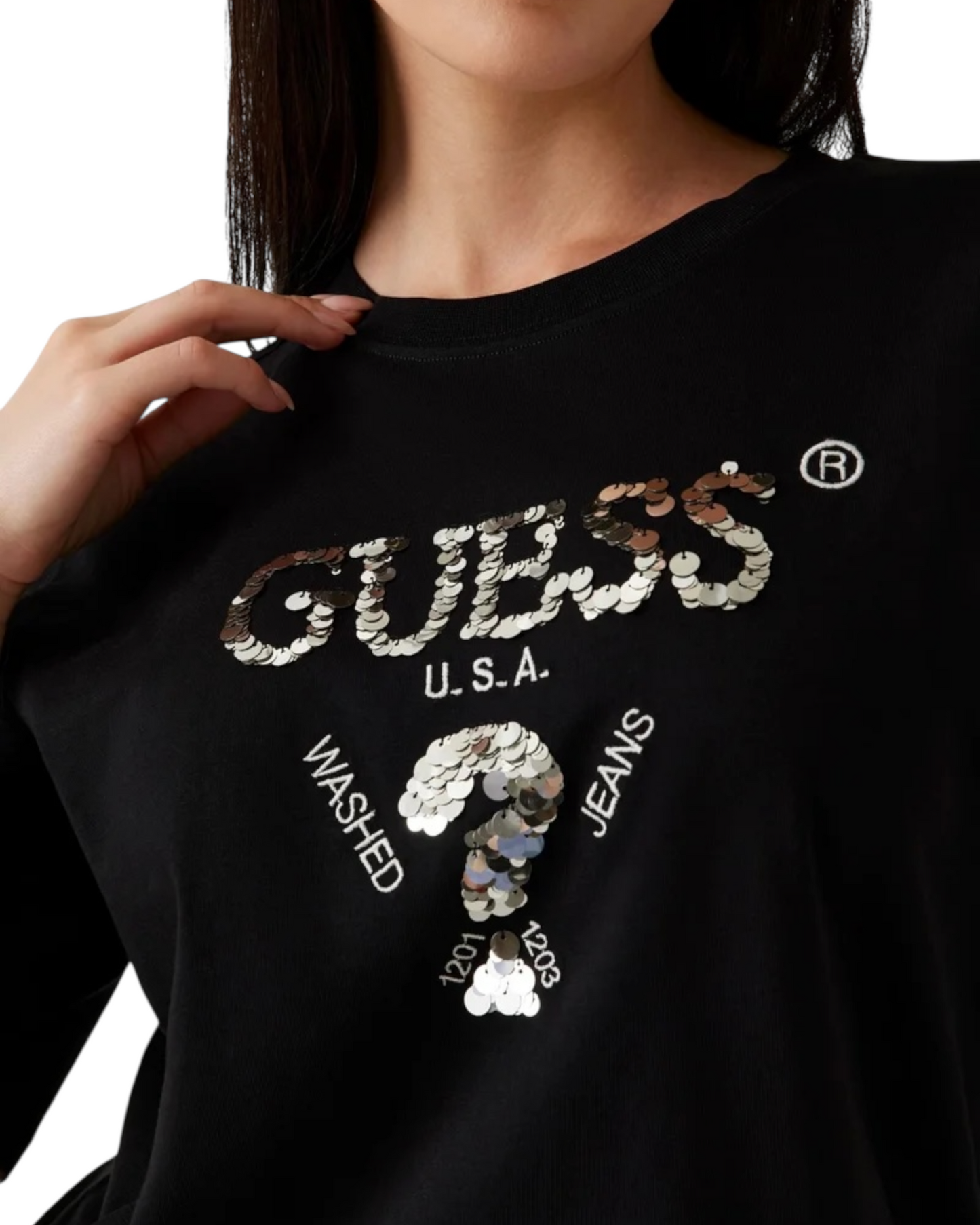 t-shirt donna guess