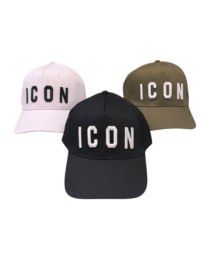 Berretto ICON logo grande ricamo