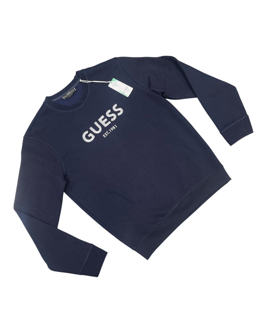 Felpa Uomo Guess con ricamo