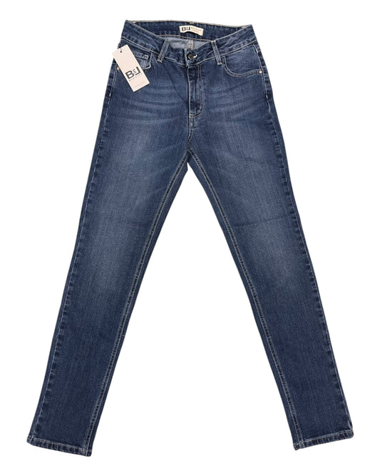 Jeans capri Donna vita alta