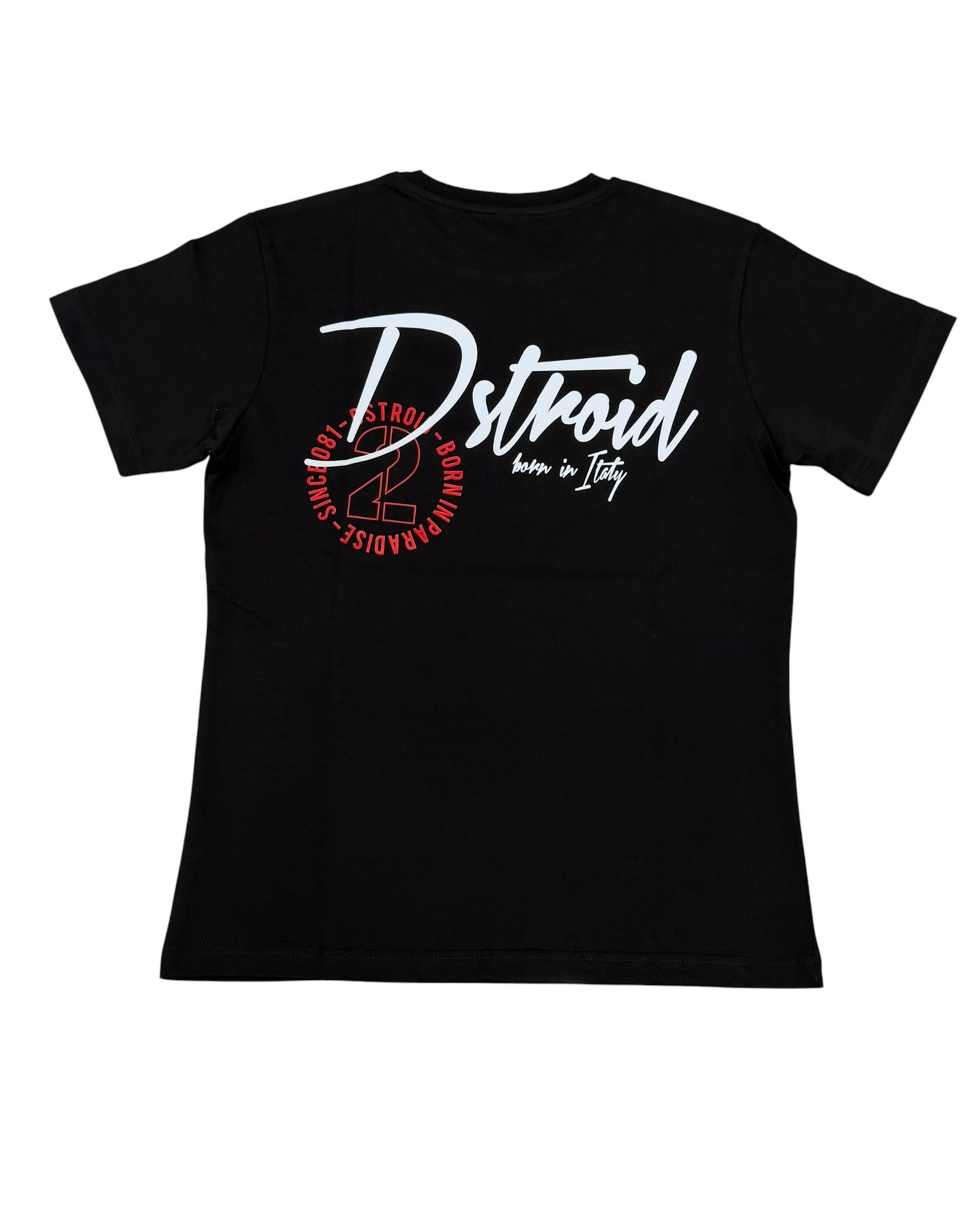 shirt uomo dstroid stampa avanti e dietro