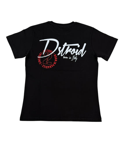 Shirt uomo Dstroid stampa avanti e dietro