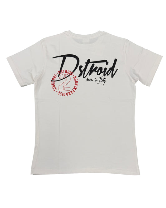 Shirt uomo Dstroid stampa avanti e dietro