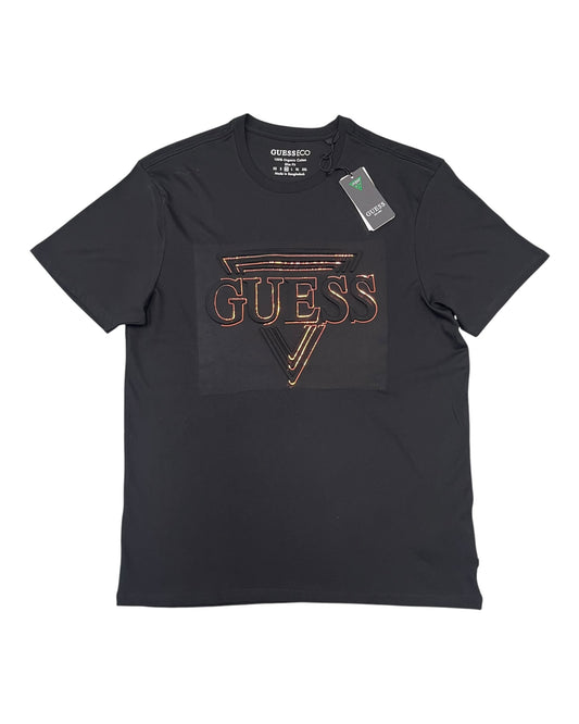 Shirt uomo Guess stampa a rilievo