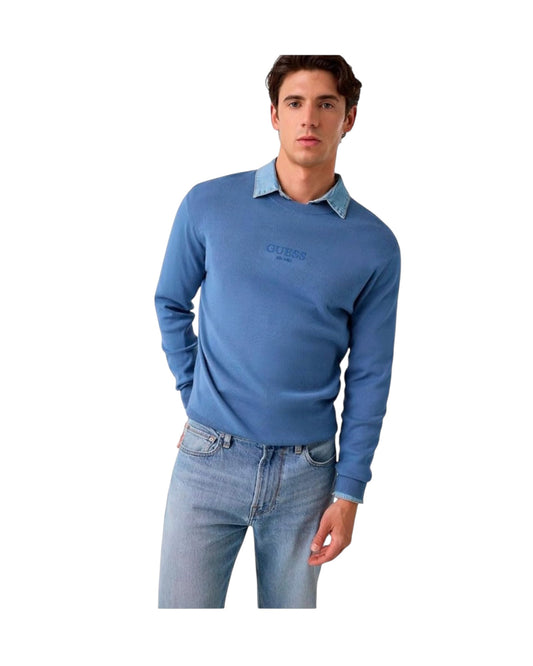 Maglioncino uomo Guess ricamo piccolo