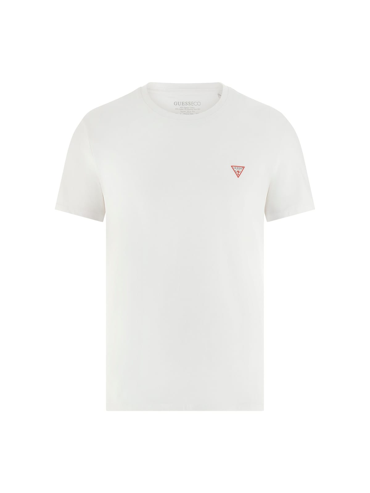 shirt uomo guess logo lato cuore